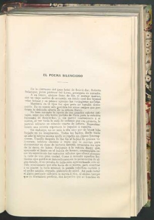 El poema silencioso