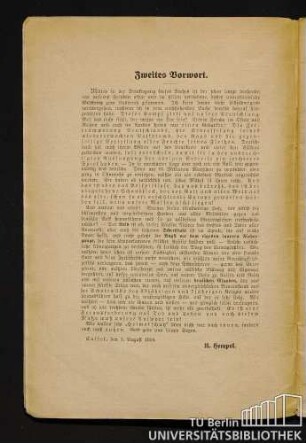 Zweites Vorwort.