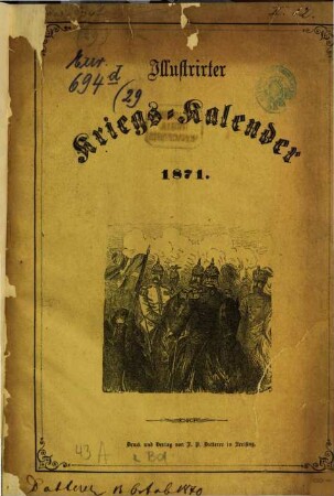 Illustrirter Kriegs-Kalender 1871