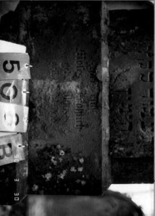 Grabstein 508 (neu: 469): Grabstein 508B (neu: 469)