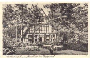 Donoper Teich, Gasthaus "Forst-Frieden". Detmold/ Hiddesen