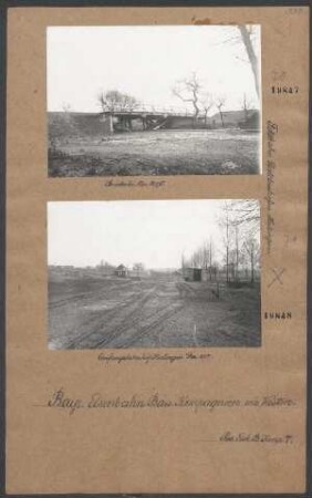Anfangsbahnhof Herlingen. (Feldbahn Baldershofen-Herlingen)