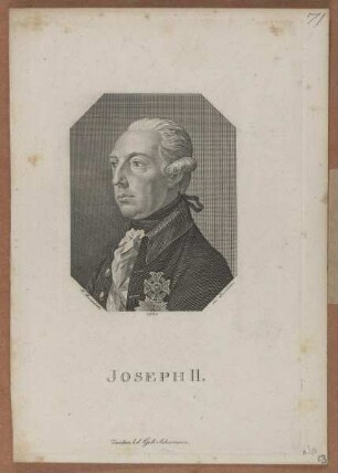 Bildnis des Joseph II., Kaiser des Römisch-Deutschen Reiches