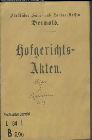 Böger, Joh. Henrich gegen Henrich Pagendarm - Advokaturgebühr