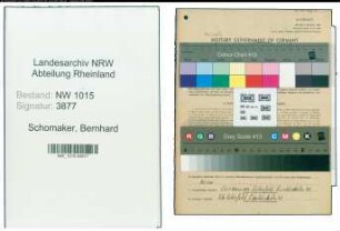 Entnazifizierung Bernhard Schomaker , geb. 14.06.1910 (Friseur)