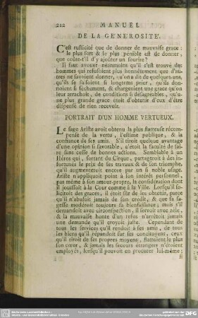Portrait D'Un Homme Vertueux