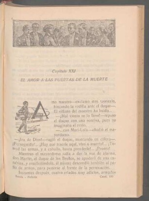 Capítulo XXI - El amor a las puertas de la muerte