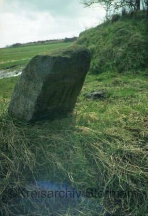 Heide (Kreis Dithmarschen): Hochfeld: Grenzstein