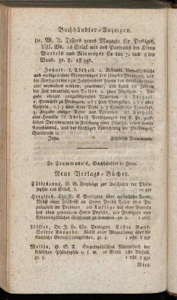 Buchhändler-Anzeigen.
