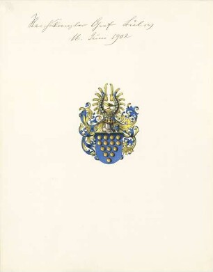 Reichskanzler Graf (Bernhard Heinrich Martin) Bülow