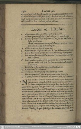 Locus 92. à Rubro