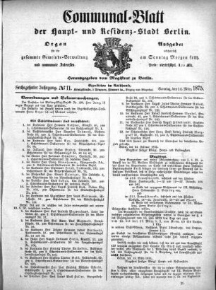1875,11: No. 11, 14. März 1875