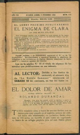 1923007273: El dolor de amar