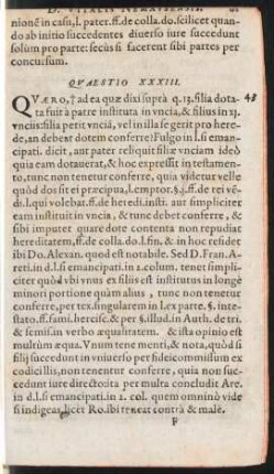 Quaestio XXXIII.