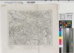 Deutsches Reich Karte des Deutschen Reiches Nr. 536 Hultschin 1885/1919 1 : 100 000 27,5 x 35,5 Kartographische Abteilung der Preußischen Landesaufnahme Benkhausen