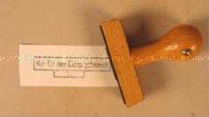 Stempel (Abdruck angefügt)