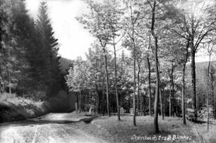 Kriegsdenkmal der Forstbeamten und Waldarbeiter : Gedenkstätte an den "3 Bank´ln" (Horizontalweg Einmündung Alte Schmalzgrubner Straße)