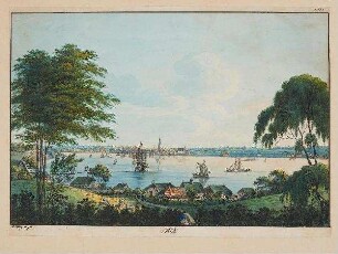 Kiel - Ansicht vom Ostufer aus