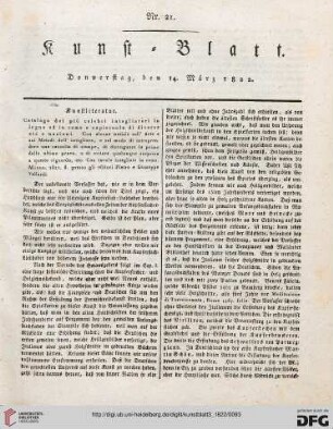 Nr. 21-30 (14. März - 15. April 1822)