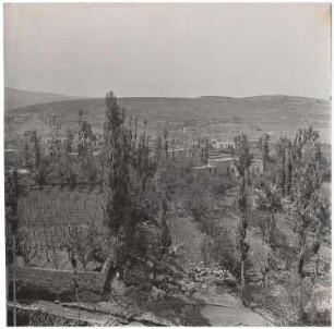 Siedlung und Ruinen, Baalbek: Panoramabild, Teil b