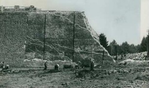 Talsperre Muldenberg bei Grünbach im Vogtland, Deutschland, 1947