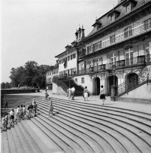Dresden-Pillnitz. Schloß, Wasserpalais (1720-1725, M. D. Pöppelmann; 1788-1791, J. D. Schade)