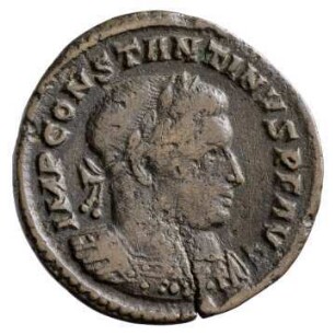 Münze, Follis, Aes 2, Herbst 307 - Ende 308 n. chr.