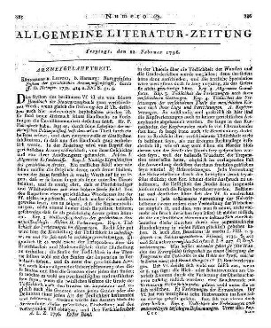 Hopfengärtner, P. F.: Beiträge zur allgemeinen und besonderen Theorie der epidemischen Krankheiten. Frankfurt; Leipzig: Metzler 1795.