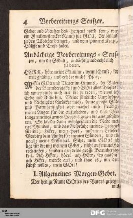 Andächtige Vorbereitungs-Seufzer [...].