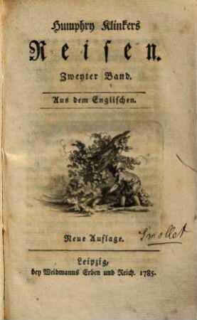 Humphry Klinkers Reisen : aus dem Engl., 2