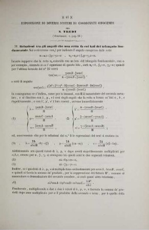 Esposizione di diversi sistemi di coordinate emogenee.