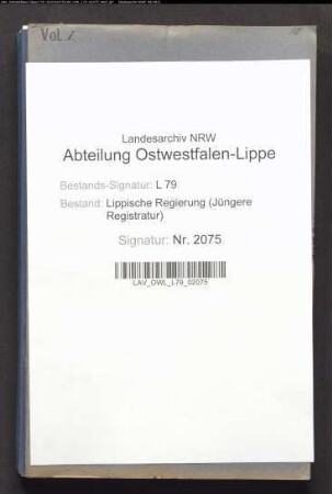 Gerichtsdiener beim Amtsgericht Salzuflen