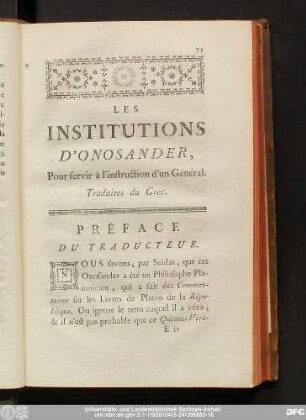 Préface Du Traducteur.