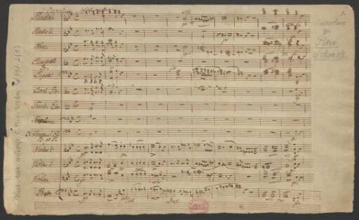 Ouvertüren; orch; Es-Dur; J 54; WeV M.4; op. 8