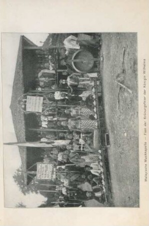 Malayische Musikkapelle - Fest der Krönungsfeier der Königin Wilhelma