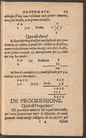 De Progressione.
