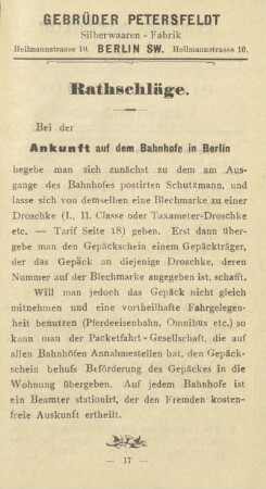 Rathschläge