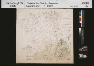 Zwickau und Schedewitz, Lagerung des Rußkohlenflözes 2 unter der Erdoberfläche