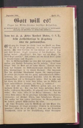 Dezember 1910. Heft. 12
