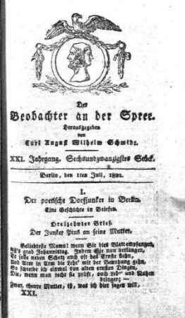26. Stueck, 1. Juli 1822