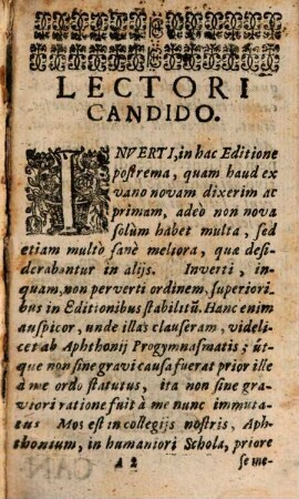 Novus Candidatus Rhetoricae