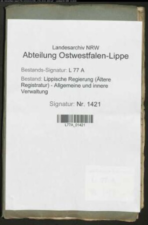 Der Stiftsrentmeister Amtmann A. Rötteken zu Cappel