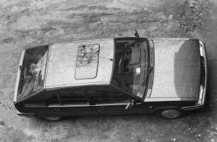 Berlin-Pankow : In Berlin-Pankow, Parkstrasse 56, mein Citroen BX