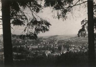 Stadtansicht Sebnitz : Sebnitz. Gesamtansicht der Stadt