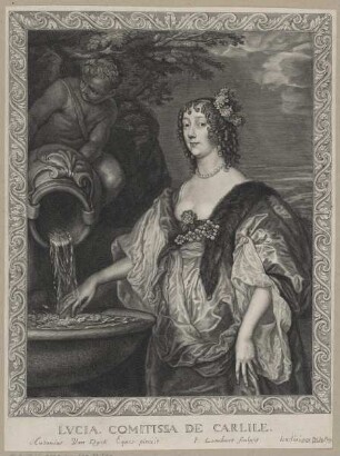 Bildnis der Lvcia Comitissa de Carlile