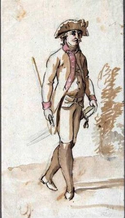 Sächsischer Infanterie-Offizier um 1800