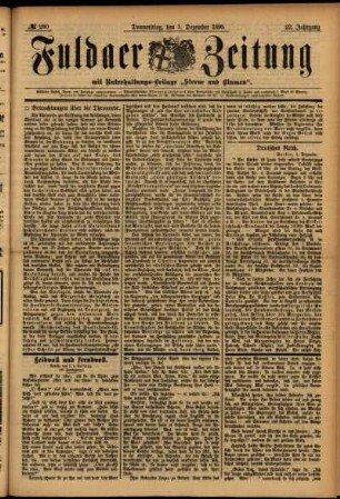 Ausgabe vom Donnerstag, den 05. Dezember 1895.