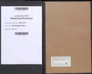 Übernahme und Verwaltung der Salinen Theodorshalle und Karlshalle bei Kreuznach