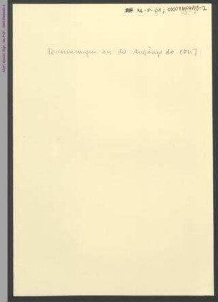Erinnerungen an die Anfänge der EFU