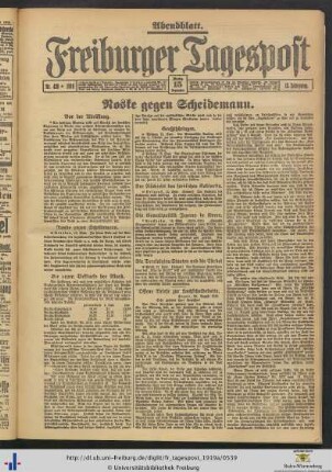 15.09.1919 (Abendblatt)